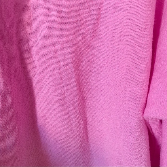 NWT Michael Lauren Gower Sweatshirt Drawstring Hoodie Sweater Pullover Pink M - Picture 9 of 11